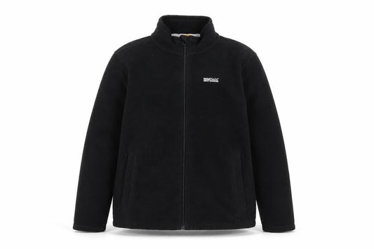 Regatta Boys Black Fleece Full Zip Jacket 14 Years Warm Lightweight Outdoor