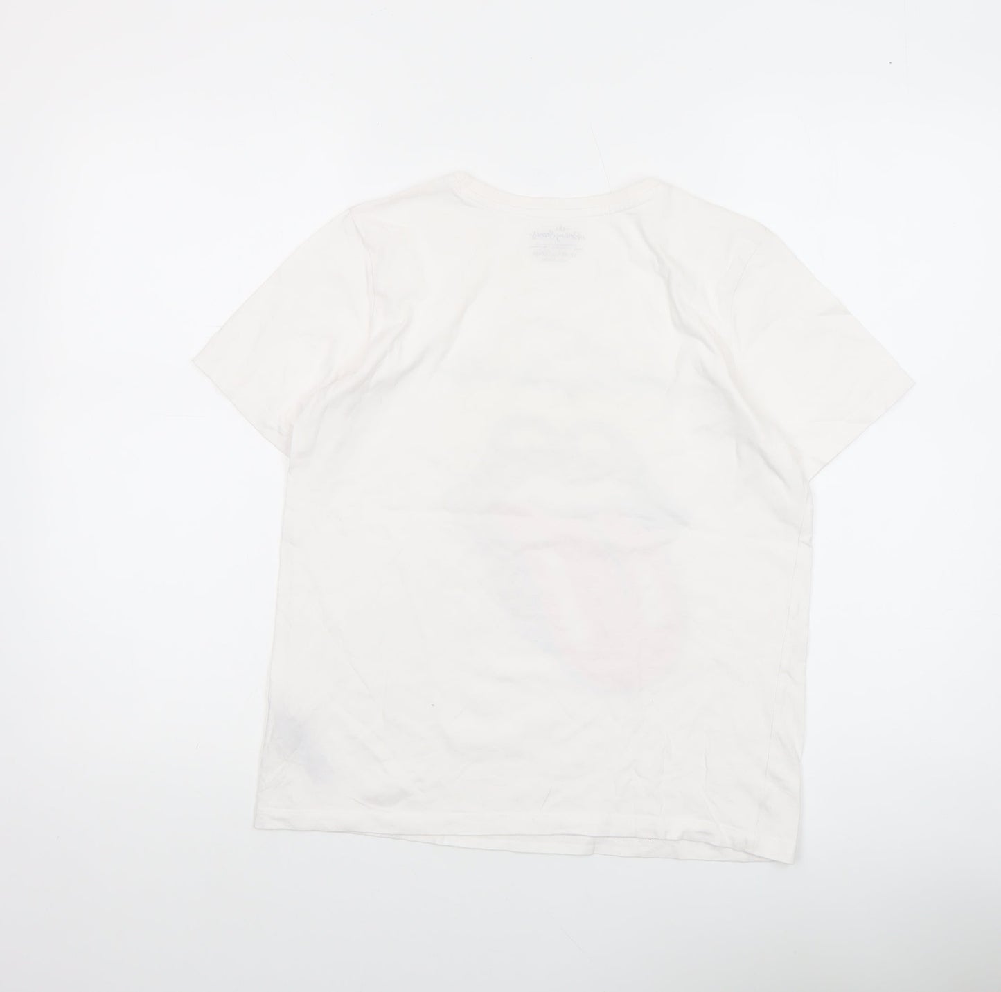 The Rolling Stones Girls White 14-15 Years Graphic Logo Cotton T-Shirt