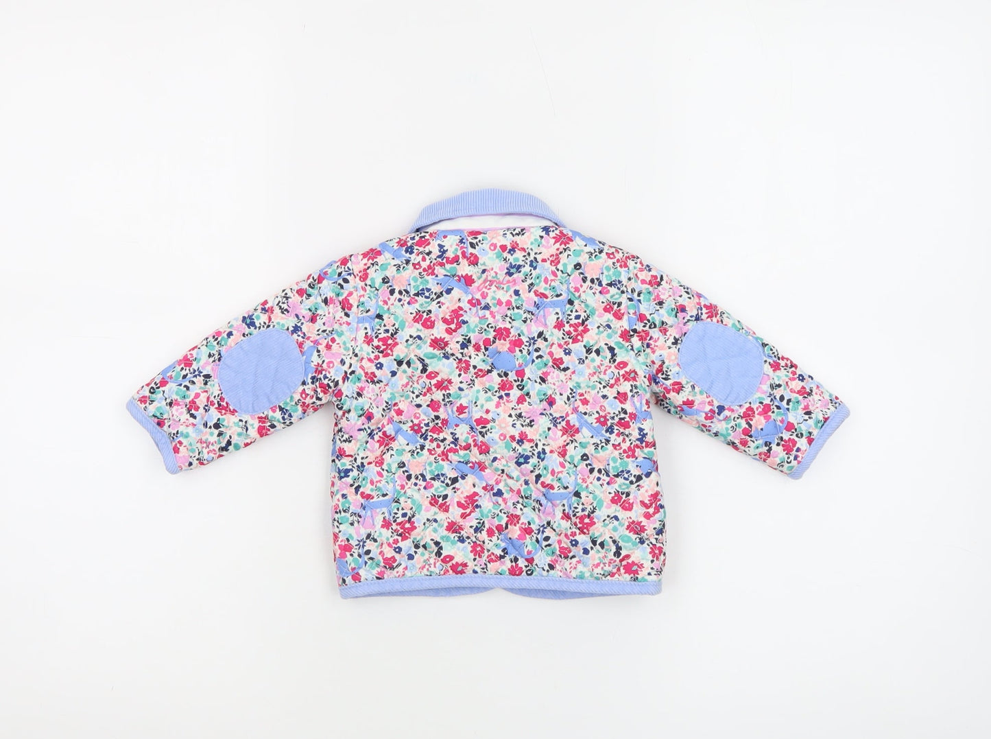 Joules Unisex Baby Multicoloured Quilted Floral Jacket 0-3 Months