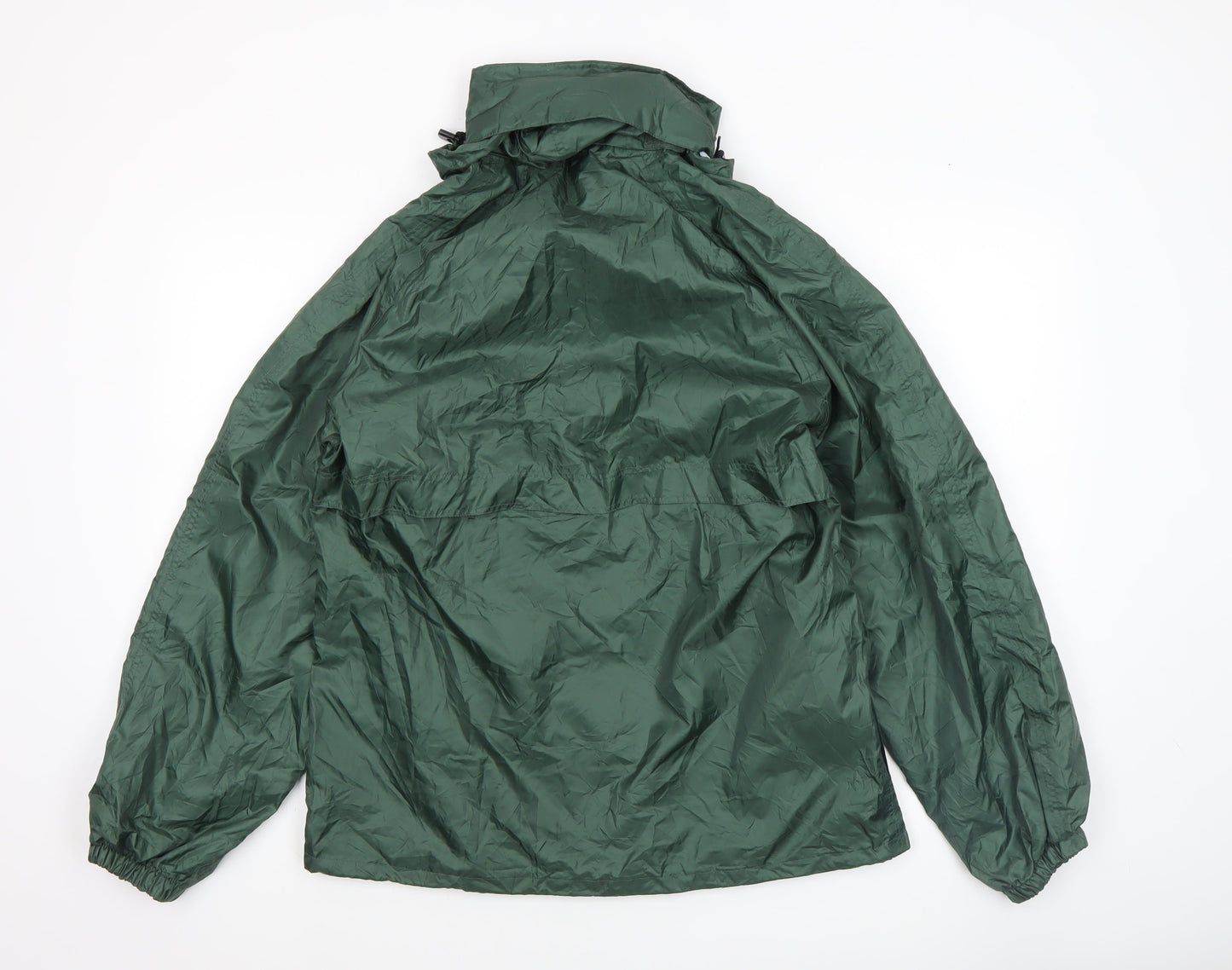 Rainbird Men's Green S Waterproof Hooded Rain Jacket Outdoor Coat