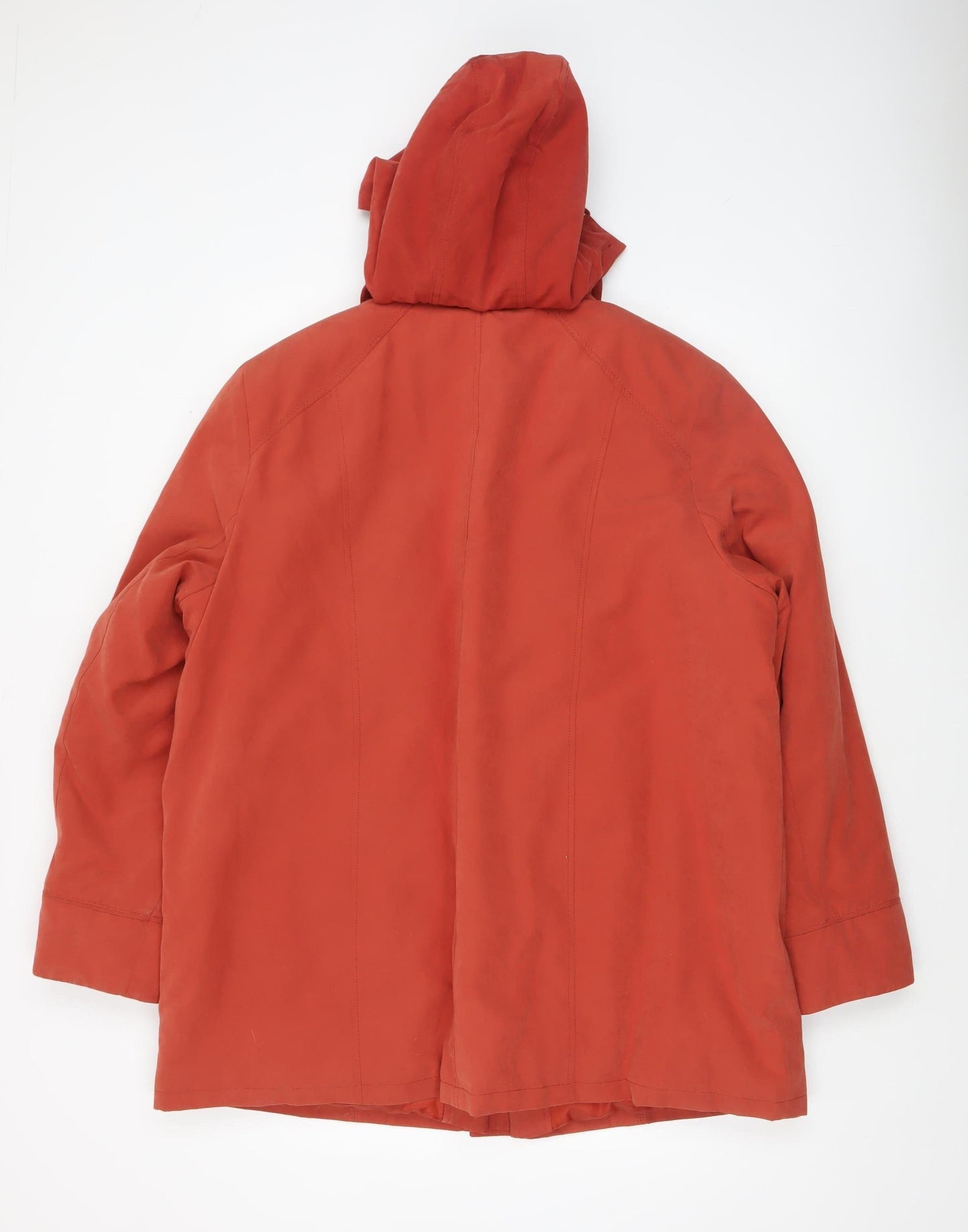 Cotswold Collections Women's Red Hooded Parka Coat Size 18