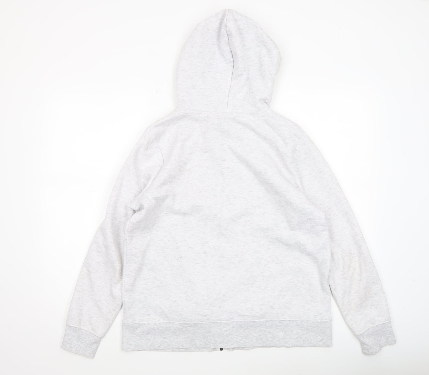 Dunnes Women’s Grey Full Zip Hoodie Size M Polyester Cotton Blend