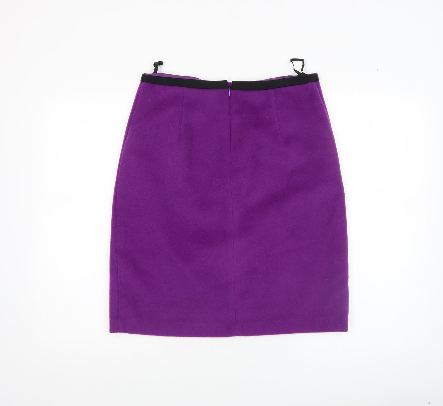 Marks and Spencer Women Purple Size 10 Pencil Skirt Knee Length