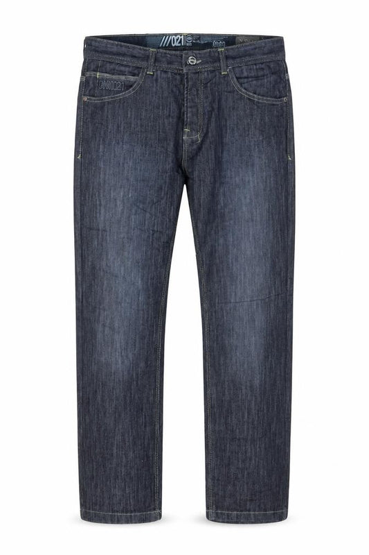 V021 Men’s Blue Straight Fit Denim Jeans W36 L30 Cotton