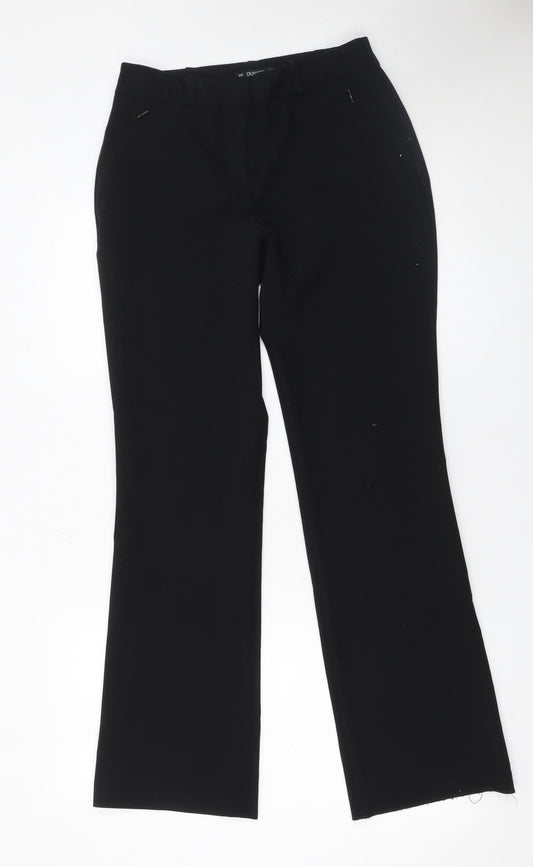 Dunnes Women’s Black Size 8 Dress Pants Straight Leg Trousers