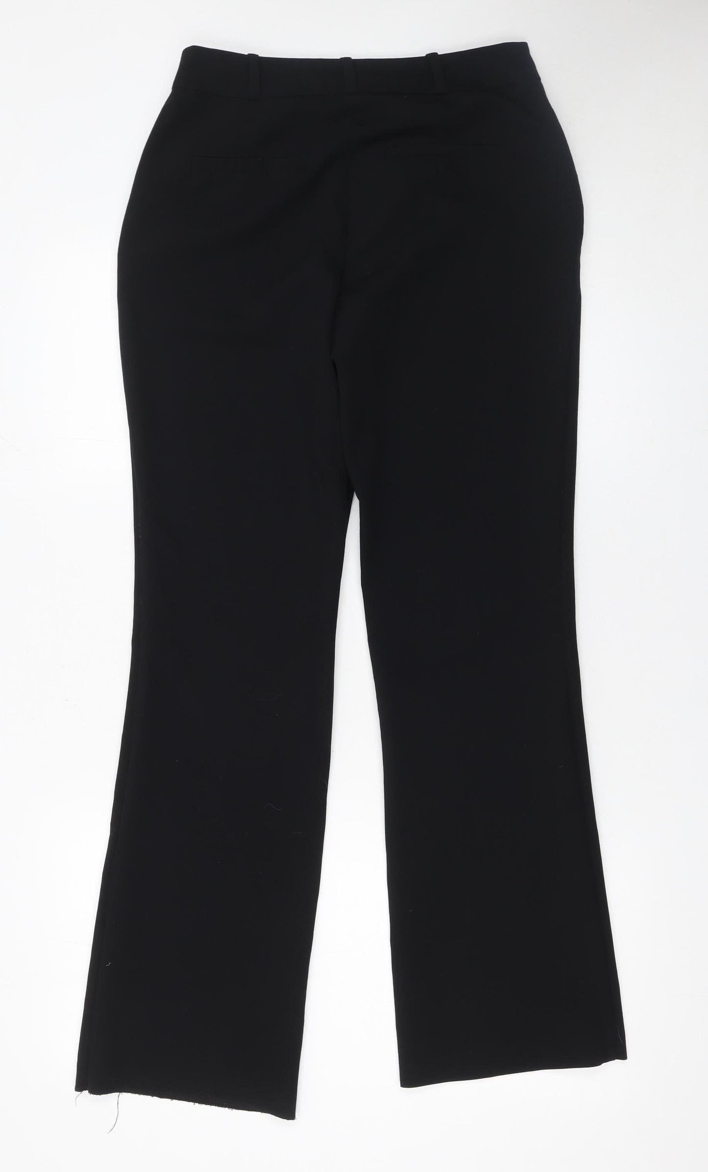 Dunnes Women’s Black Size 8 Straight Leg Dress Trousers Workwear