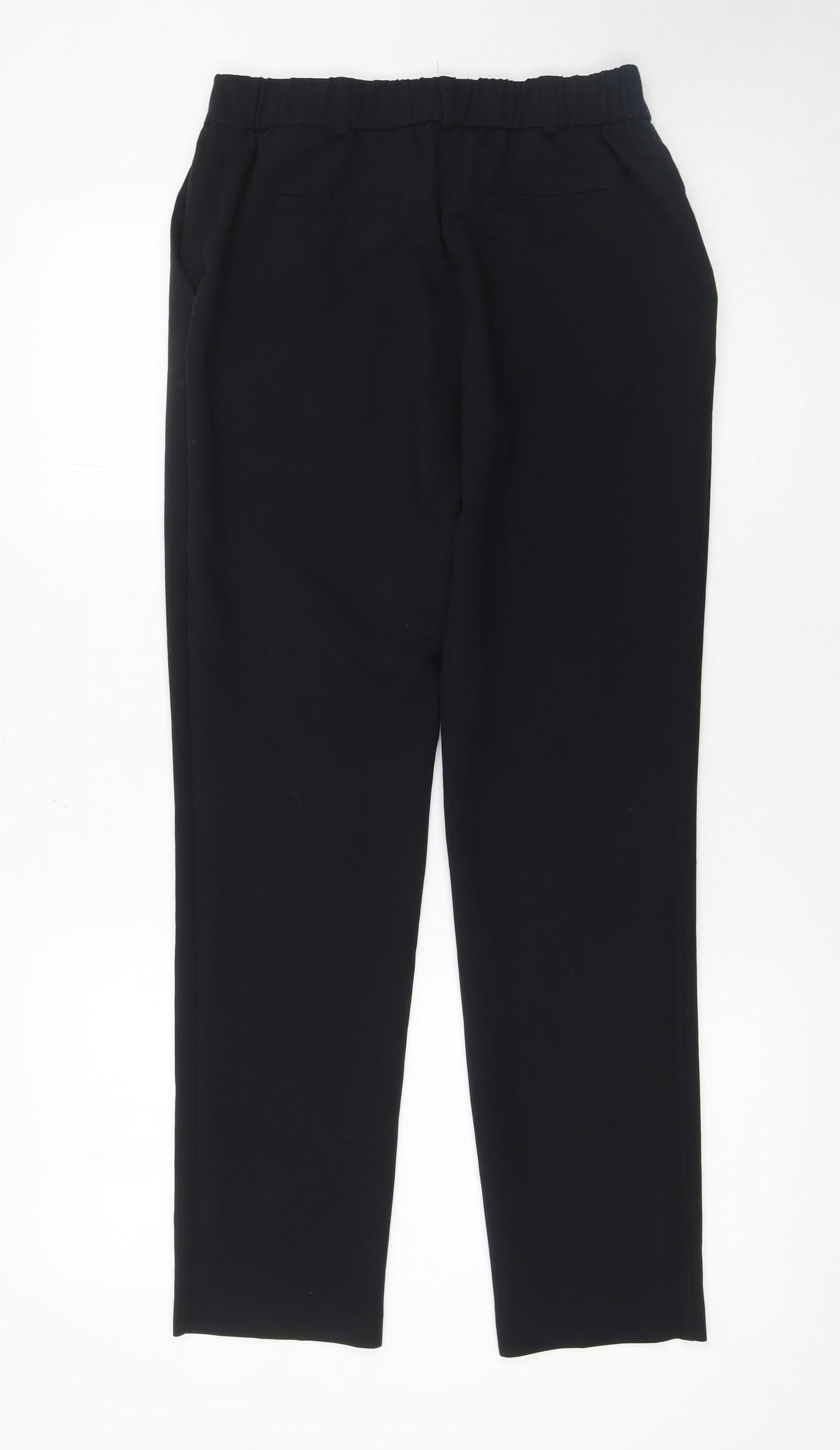 Dunnes Women’s Black Straight Leg Stretch Trousers Size 8