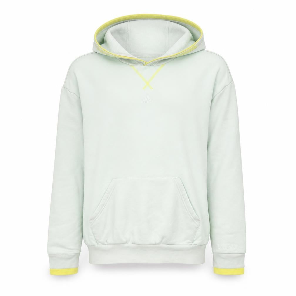 Adidas Girls Green 16 Years Pullover Hoodie Fleece Sweatshirt