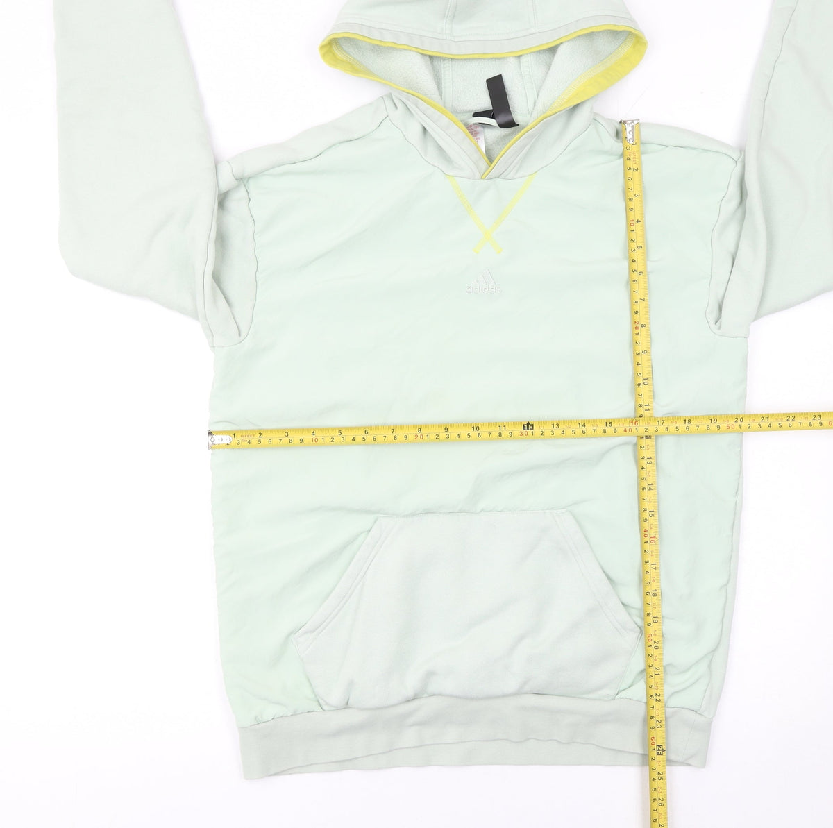 Adidas Girls Green 16 Years Pullover Hoodie Fleece Sweatshirt