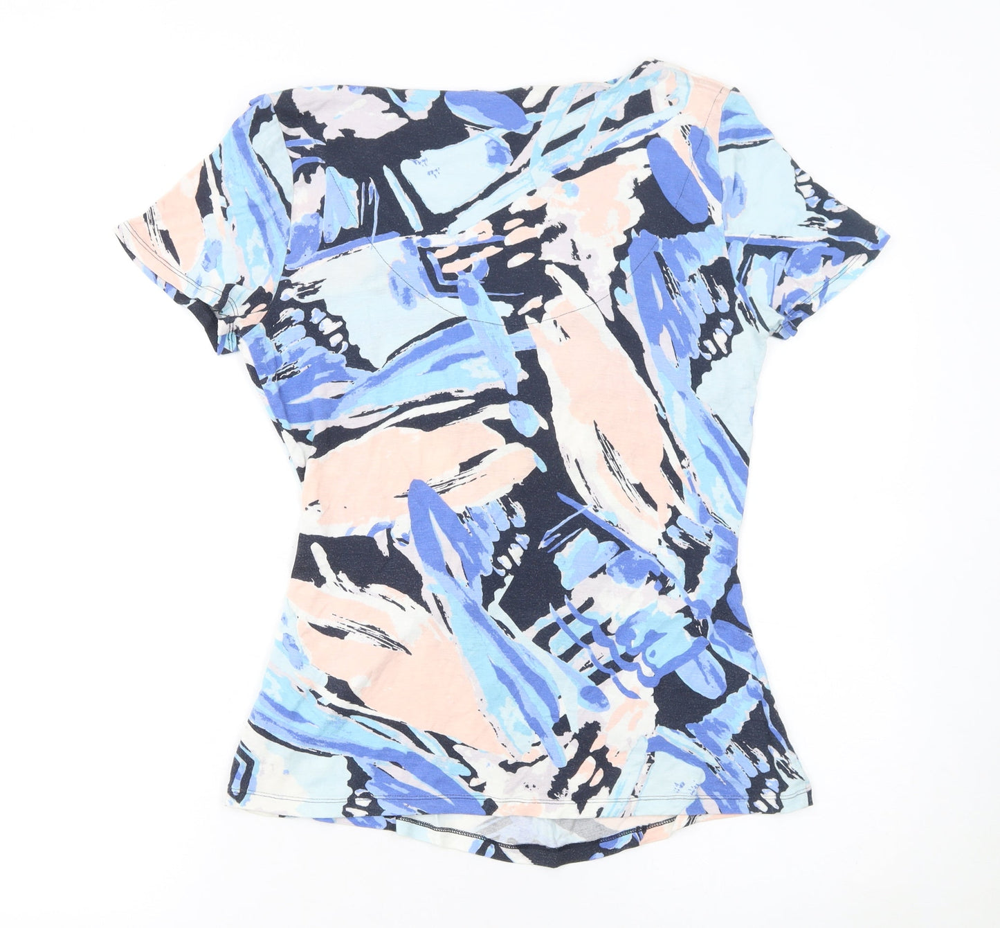 RJR John Rocha Women's Multicoloured Size 12 Cowl Neck Tunic Top