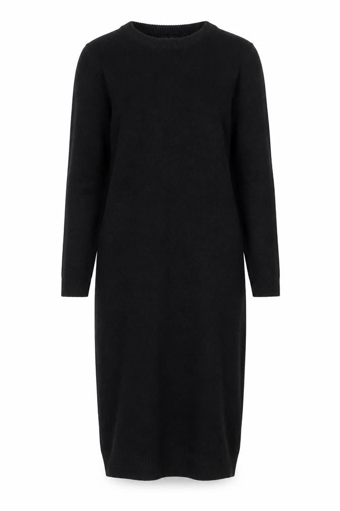 Brave Soul Women's Black Long Sleeve Midi Jumper Dress Size S