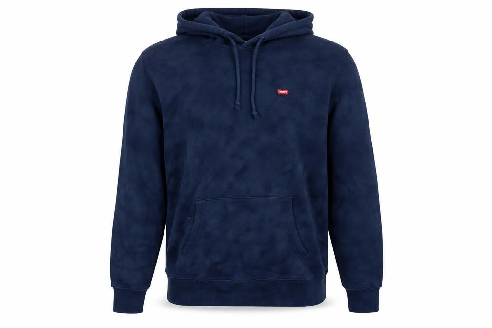 Levi's Men's Blue Pullover Hoodie Medium Fleece Standard Fit