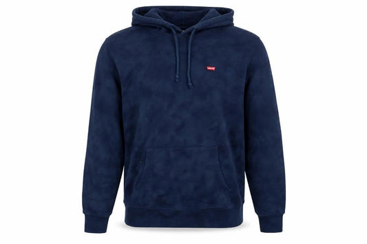Levi's Men's Blue Pullover Hoodie Medium Fleece Standard Fit