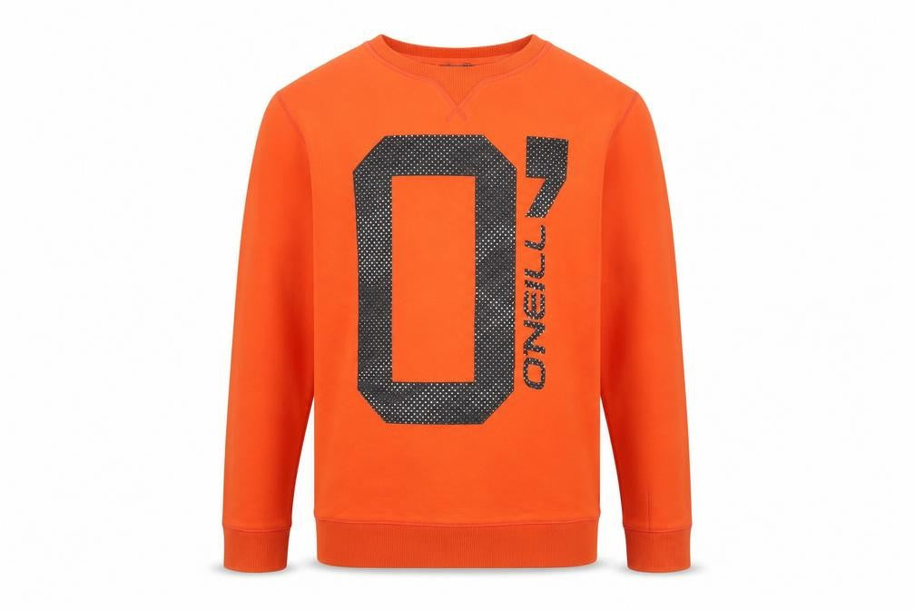 O'Neill Men's Orange Slim Fit Crew Neck Sweatshirt Size M