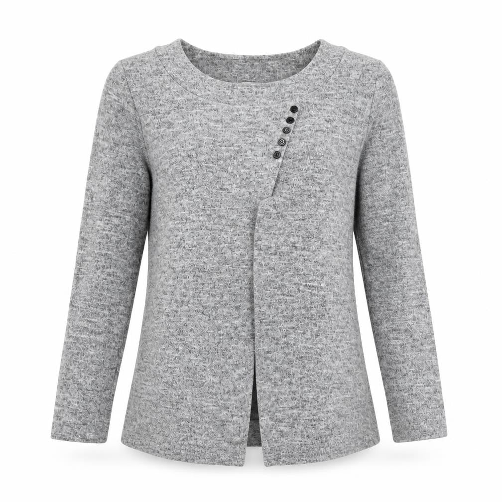 Apricot Women's Grey Long Sleeve Button Cardigan UK 10