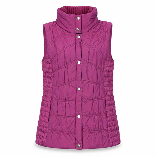 Kaliko Women's Purple Puffer Waistcoat Size 10 Quilted Sleeveless Gilet
