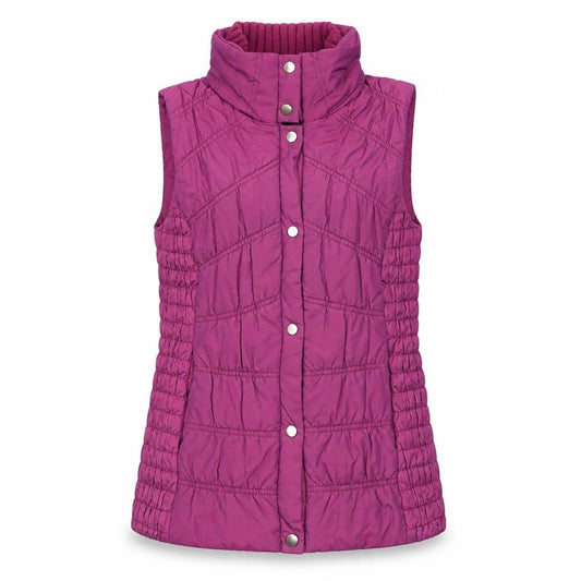 Kaliko Women's Purple Puffer Waistcoat Size 10 Quilted Sleeveless Gilet