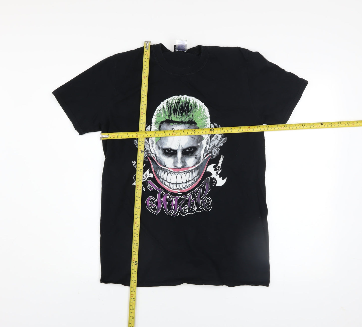 Suicide Squad Men's Black Joker Graphic Print T-Shirt Medium