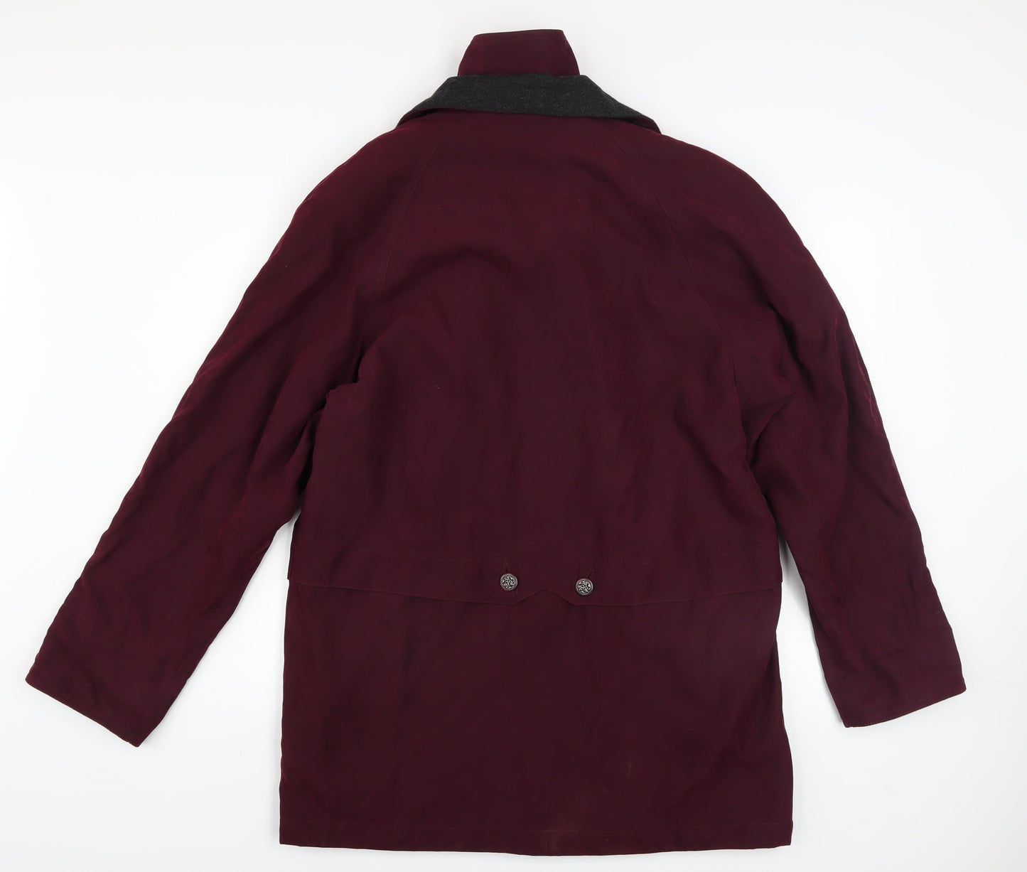 Savannah Women's Red Cotton Mid-Length Coat Size 10