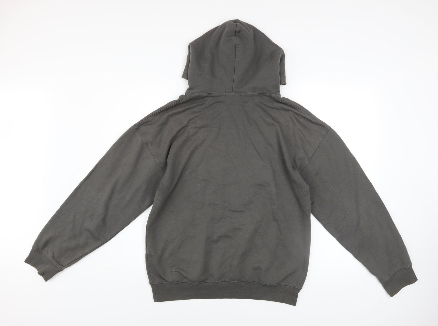 Spotted Womens Charcoal Mindful Graphic Pullover Hoodie Size S