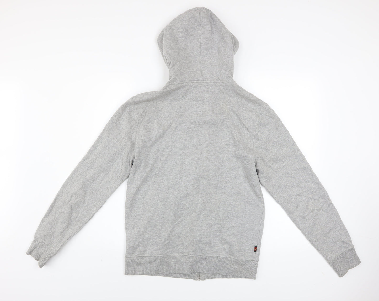 Luke Sport Men's Grey Full Zip Hoodie Medium Cotton Blend