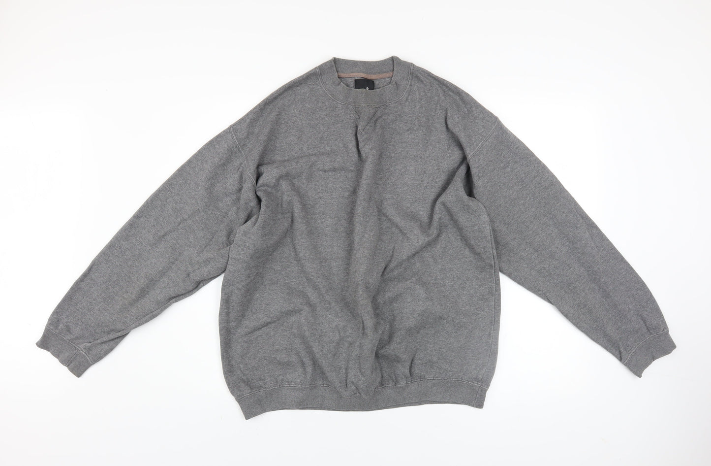 BHS Men’s Grey Medium Crew Neck Pullover Sweatshirt