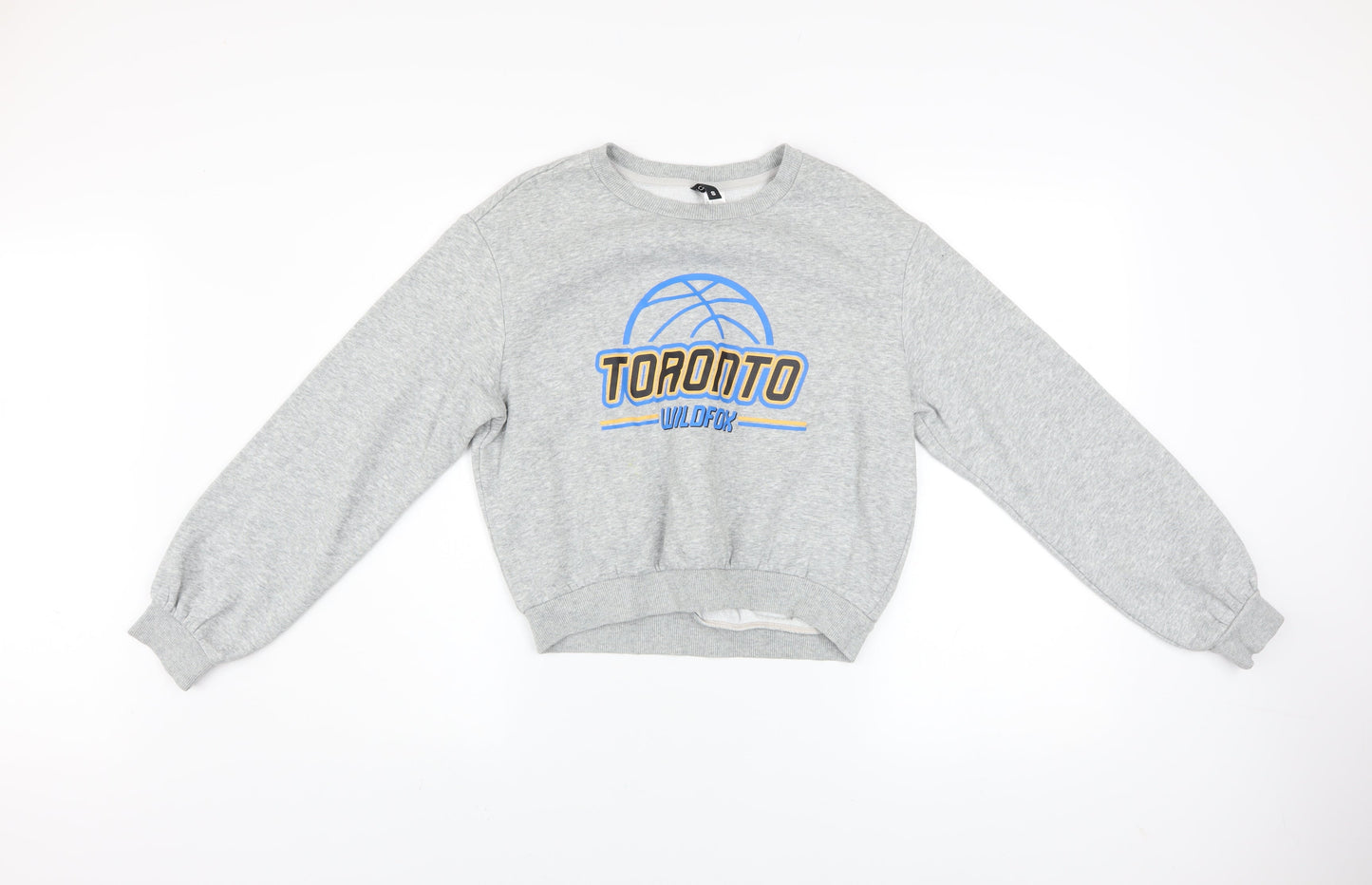 H&M Divided Women's Grey Toronto Wildfox Graphic Sweatshirt Size S