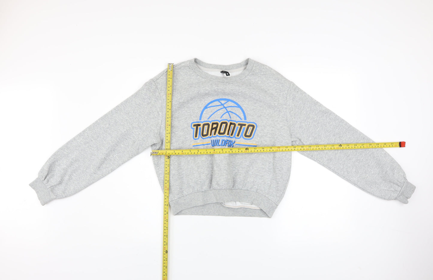 H&M Divided Women's Grey Toronto Wildfox Graphic Sweatshirt Size S