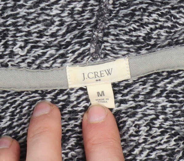 J.Crew Women's Grey Cowl Neck Pullover Sweatshirt Size M Wool Blend