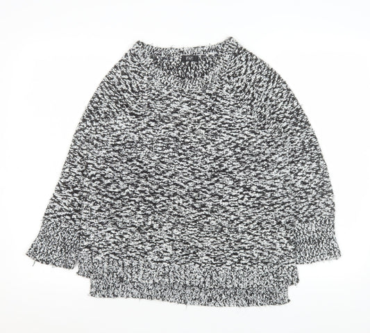F&F Women’s Grey Chunky-Knit Pullover Jumper Size 14