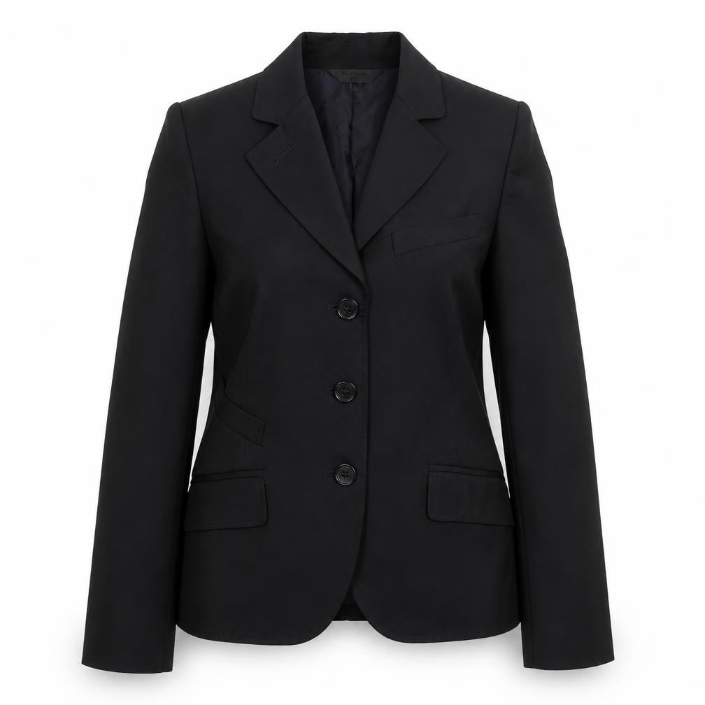 Paul Smith Black Women's Wool Blazer Black Size 10 Tailored Single-Breasted Jacket