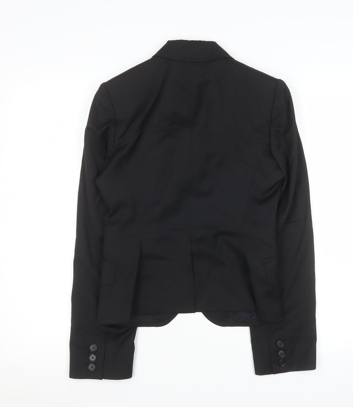 Paul Smith Black Women's Wool Blazer Black Size 10 Tailored Single-Breasted Jacket
