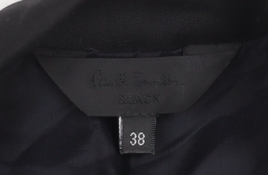 Paul Smith Black Women's Wool Blazer Black Size 10 Tailored Single-Breasted Jacket