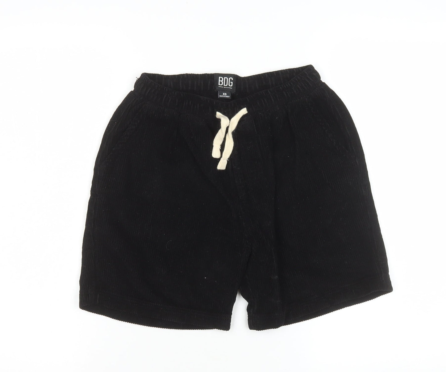 BDG Urban Outfitters Men's Black XS Corduroy Drawstring Shorts