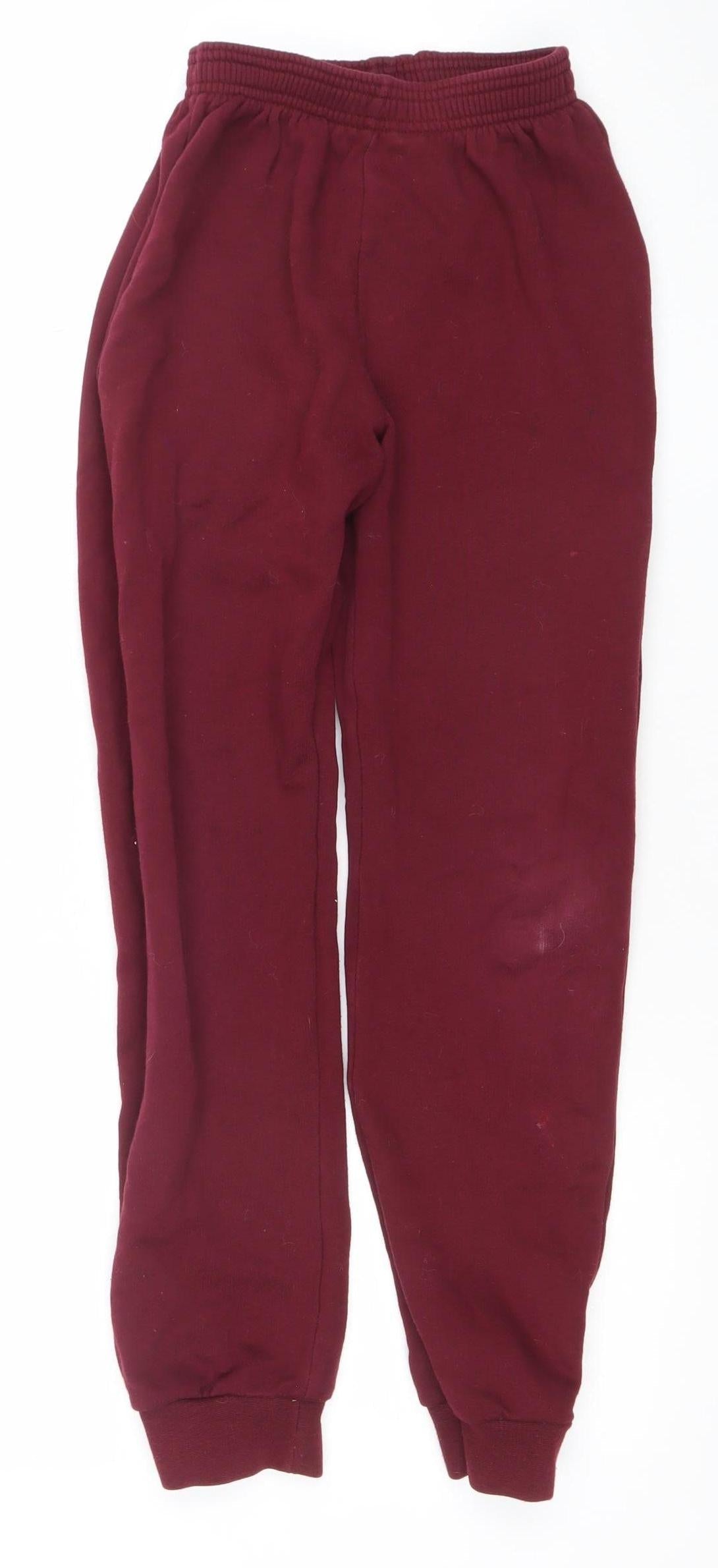 Hunter Boys Burgundy Jogger Sweatpants Size 10-11 Years Cotton Blend