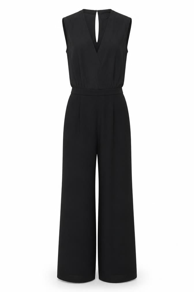 Next Women’s Black Sleeveless Jumpsuit UK 8 Polyester Blend