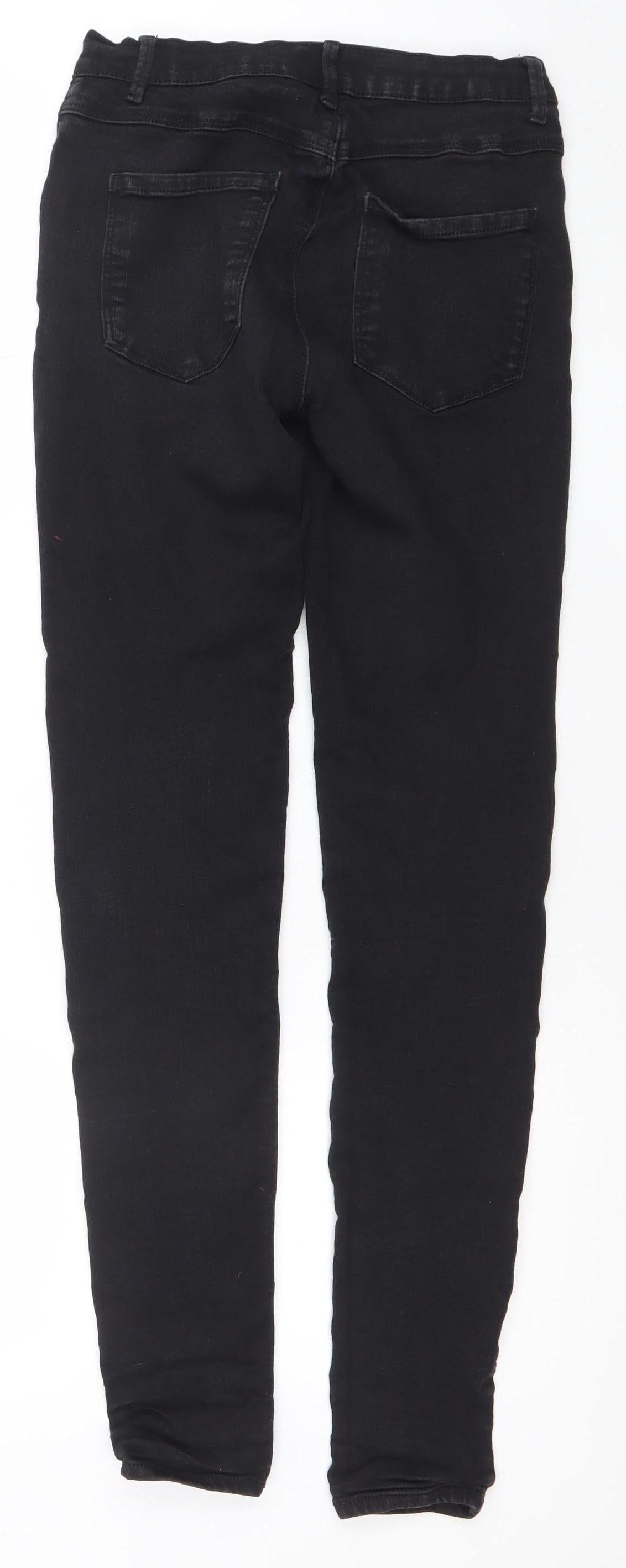 ONLY Women's Black Skinny Jeans M 32 Slim Fit Stretch Denim
