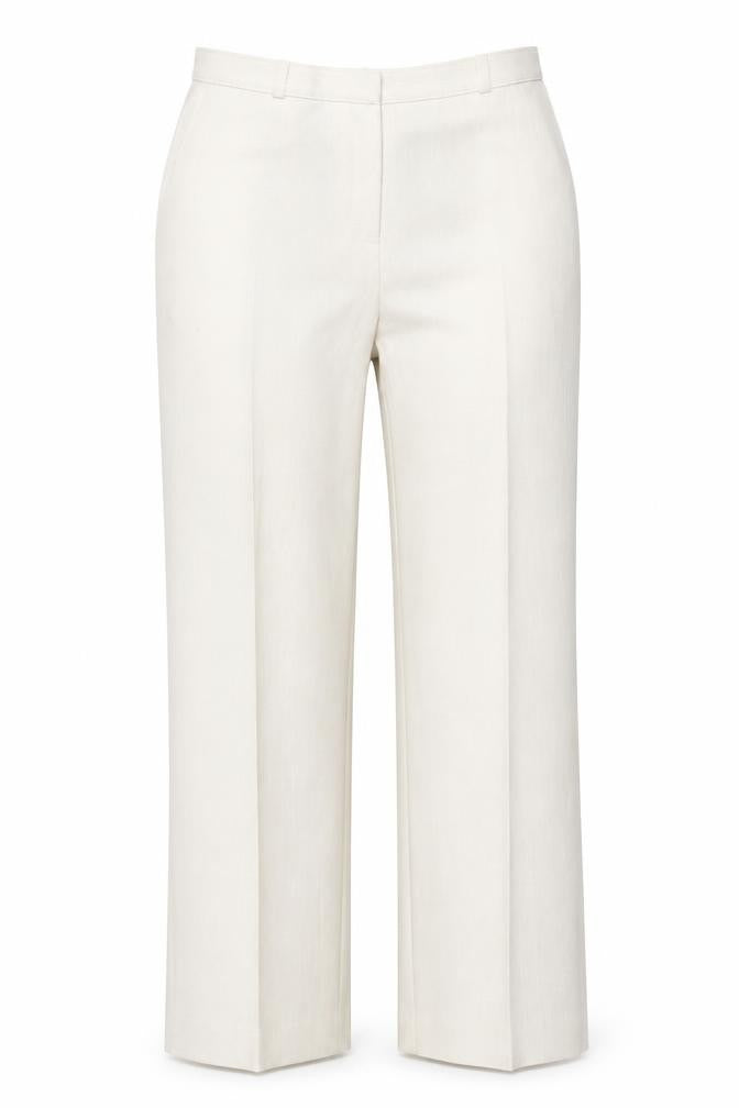 BHS Women’s Stone Classics Trousers Size 10 Polyester Elastic Waist