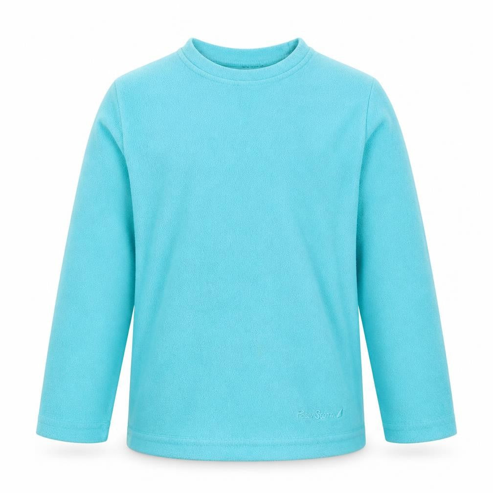 Peter Storm Girls Blue Fleece Pullover Sweatshirt 3-4 Years