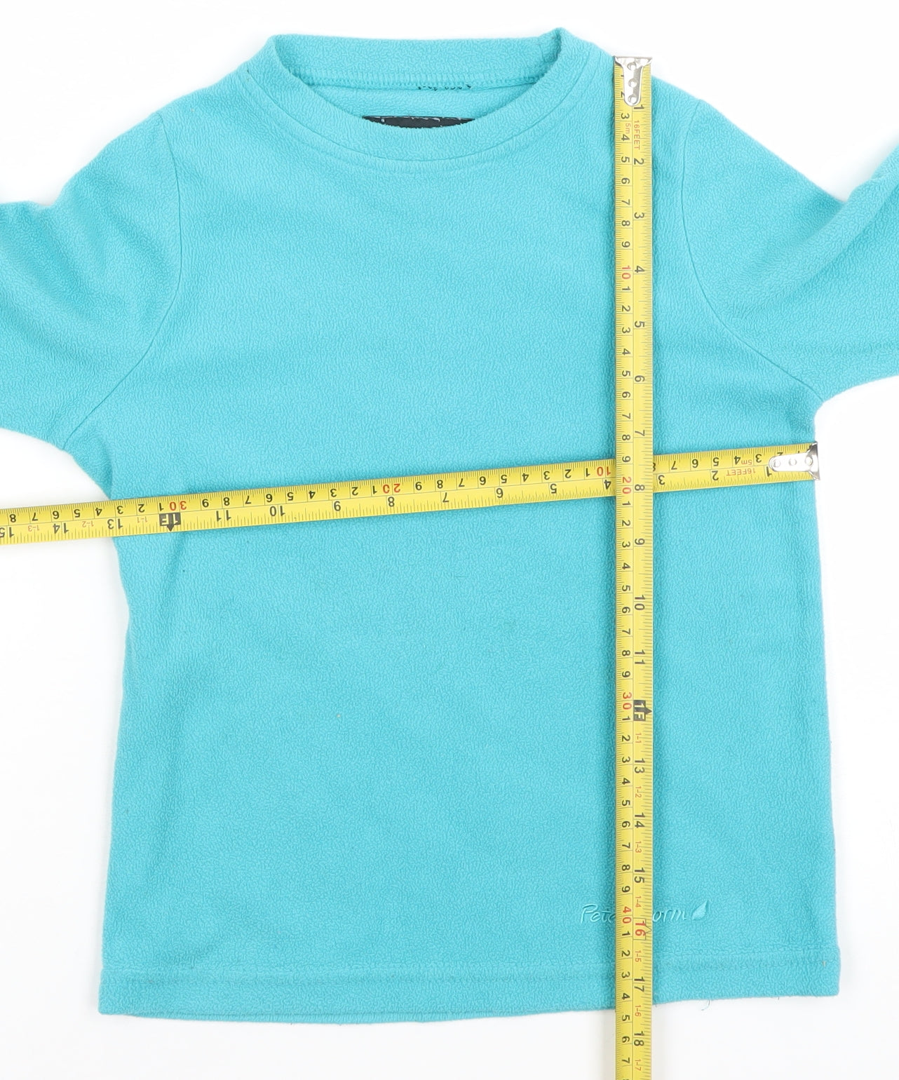 Peter Storm Girls Blue Fleece Pullover Sweatshirt 3-4 Years