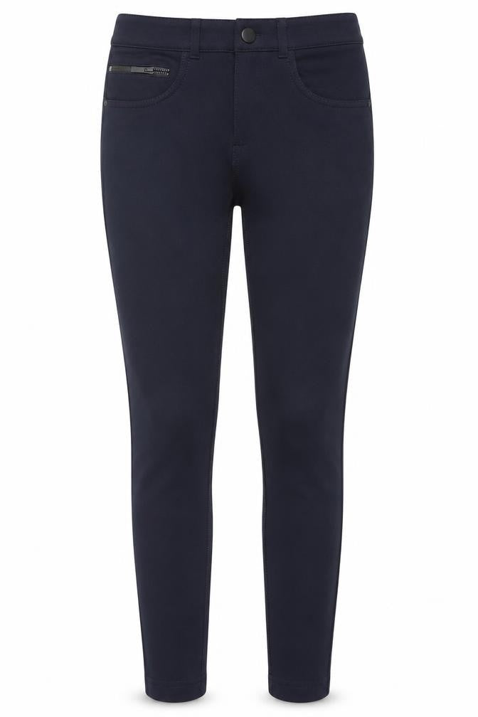 Dunnes Women's Blue Size 8 Skinny Jegging Stretch Trousers