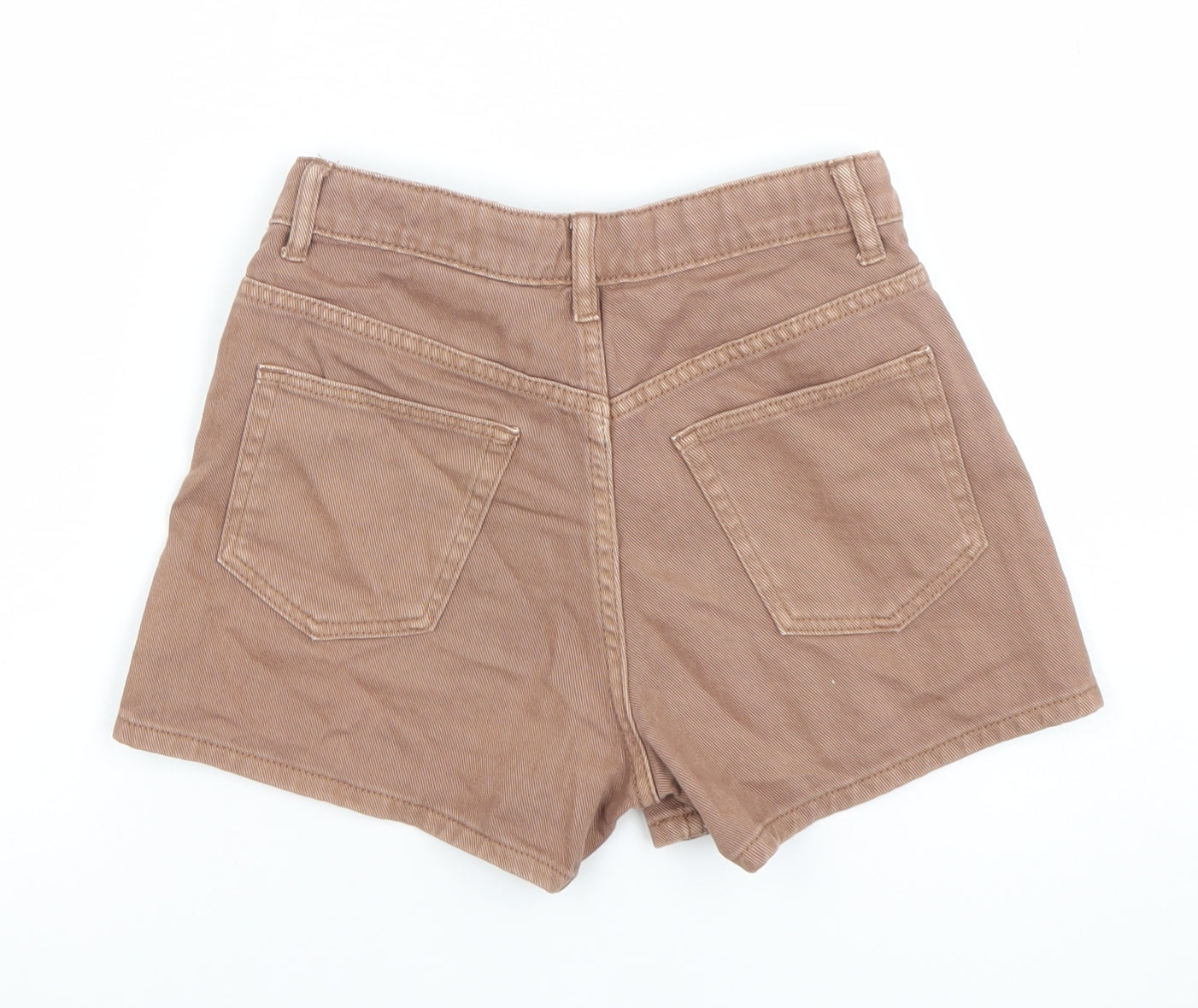 H&M Girls Brown Cotton Chino Shorts 11 Years