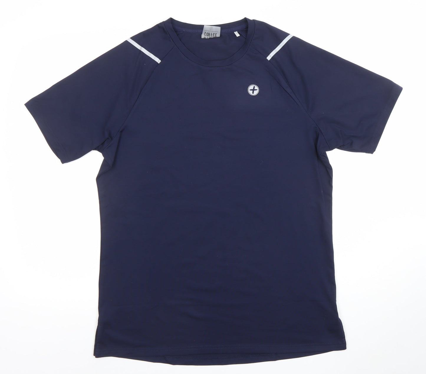 Gym+Coffee Men's Blue L Athletic Fit Short Sleeve Sports T-Shirt