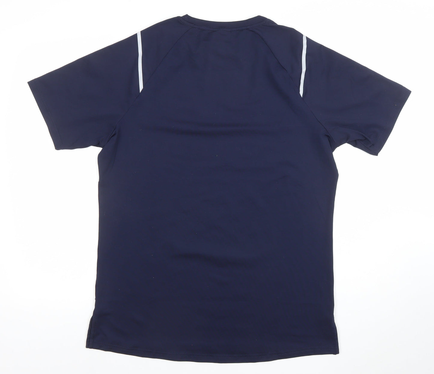 Gym+Coffee Men's Blue L Athletic Fit Short Sleeve Sports T-Shirt