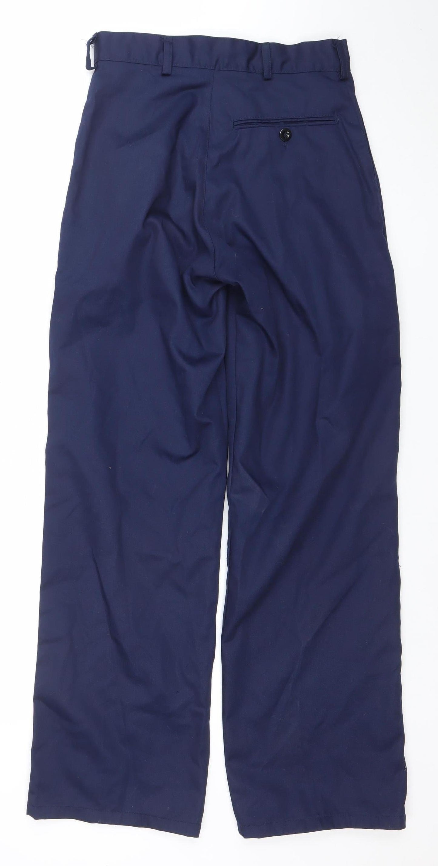 Rolls Royce Men's Navy Blue Regular Fit Workwear Trousers 72R