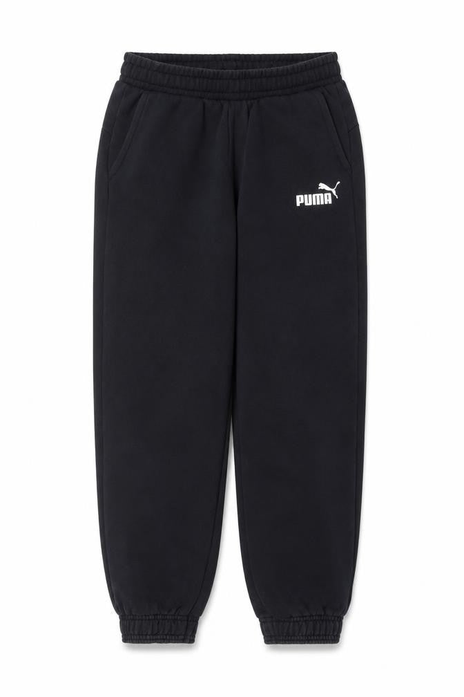 Puma Boys Black Jogger Trousers 13-14 Years Cotton Blend Fleece Sweatpants