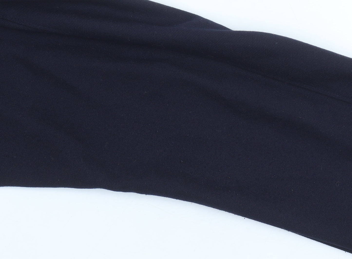 H&M Men’s Black Twill Full Zip Collared Short Jacket Size S