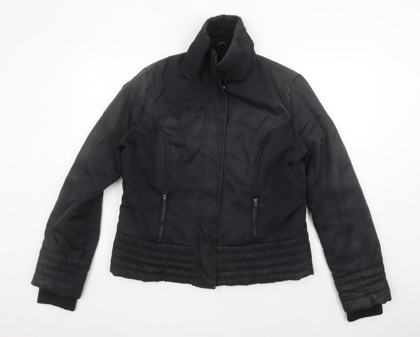 Select Women Black Size 16 Quilted Puffer Jacket