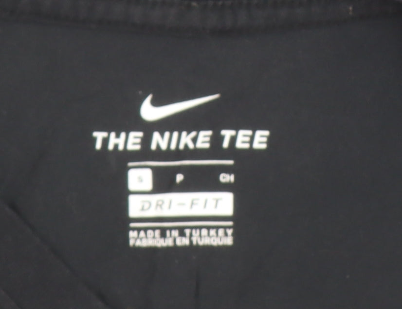 Nike Men's Black Dri-Fit 'Just Do It' Crew Neck Short Sleeve T-Shirt Size S