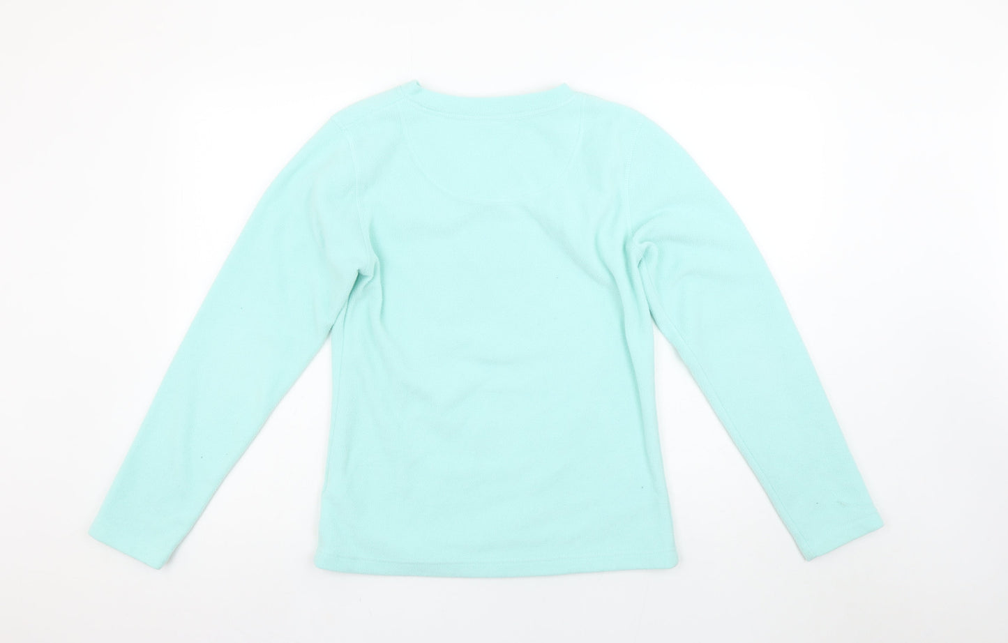 Millets Girls Blue Fleece V-Neck Pullover Sweatshirt - 13 Years